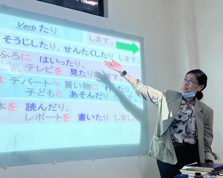 Japanese language online lesson in Manila class
