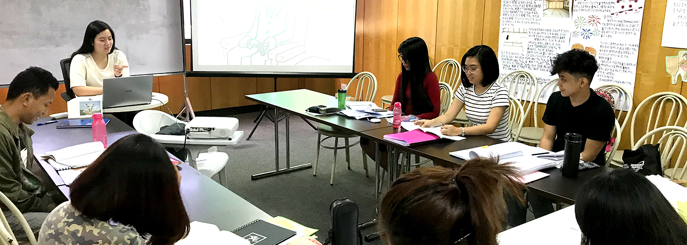 Japanese conversation lesson in Manila class